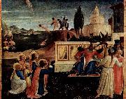 Fra Angelico, Martyrium der Heiligen Kosmas und Damian, Wundersame Erettung vor dem Tod durch Ertrinken